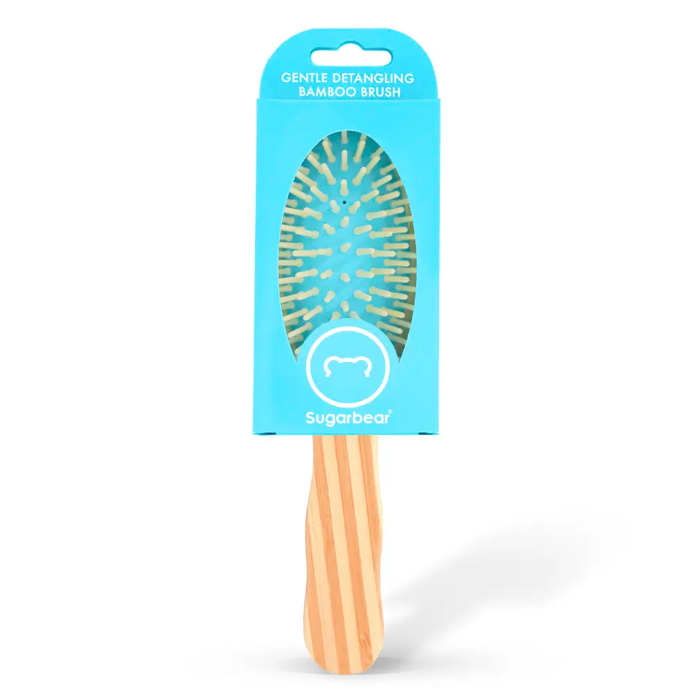 SugarbearPRO Gentle Detangling Bamboo Brush